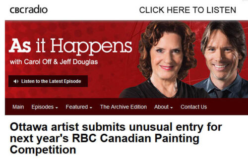 Adornato Interview on CBC National Radio Show: As it Happens.