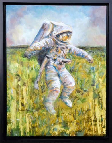 Walking on the moon in 2525