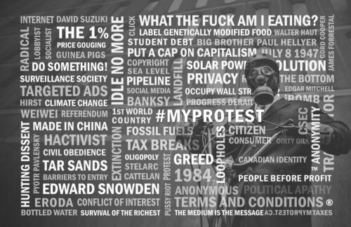 #MYPROTEST manifesto poster colab with Jamie Kronick
